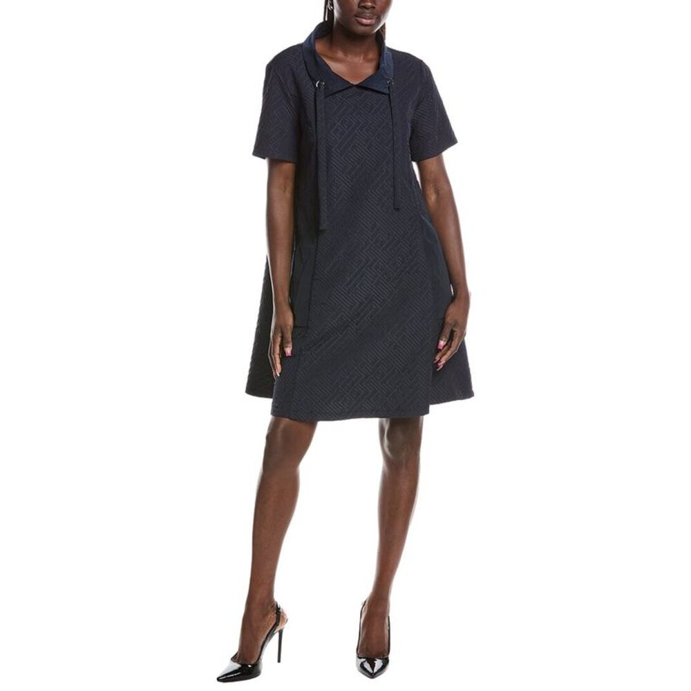 Joseph Ribkoff Womens  Textured Mini Dress, Blue